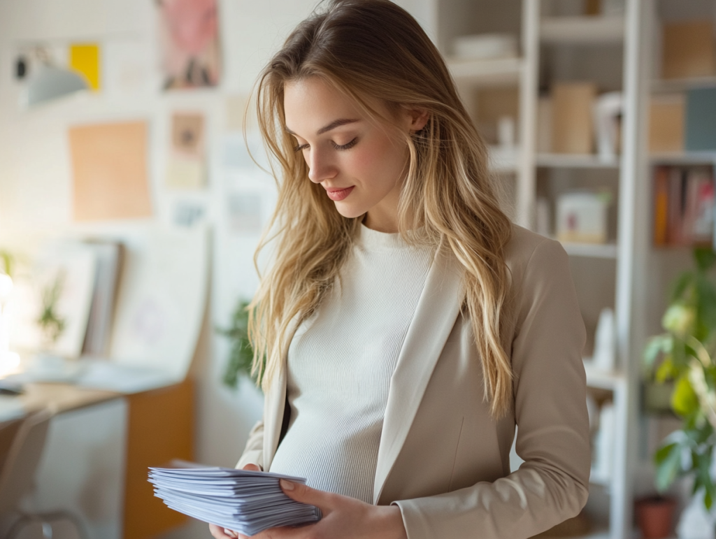 lavoratrice autonoma incinta che beneficia delle regole del nuovo DDL lavoro